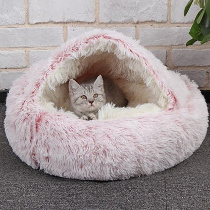 lit pour chat rose